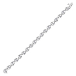 10kt White Gold Round Diamond Teardrop Cluster Fashion Bracelet 1-1/4 Cttw